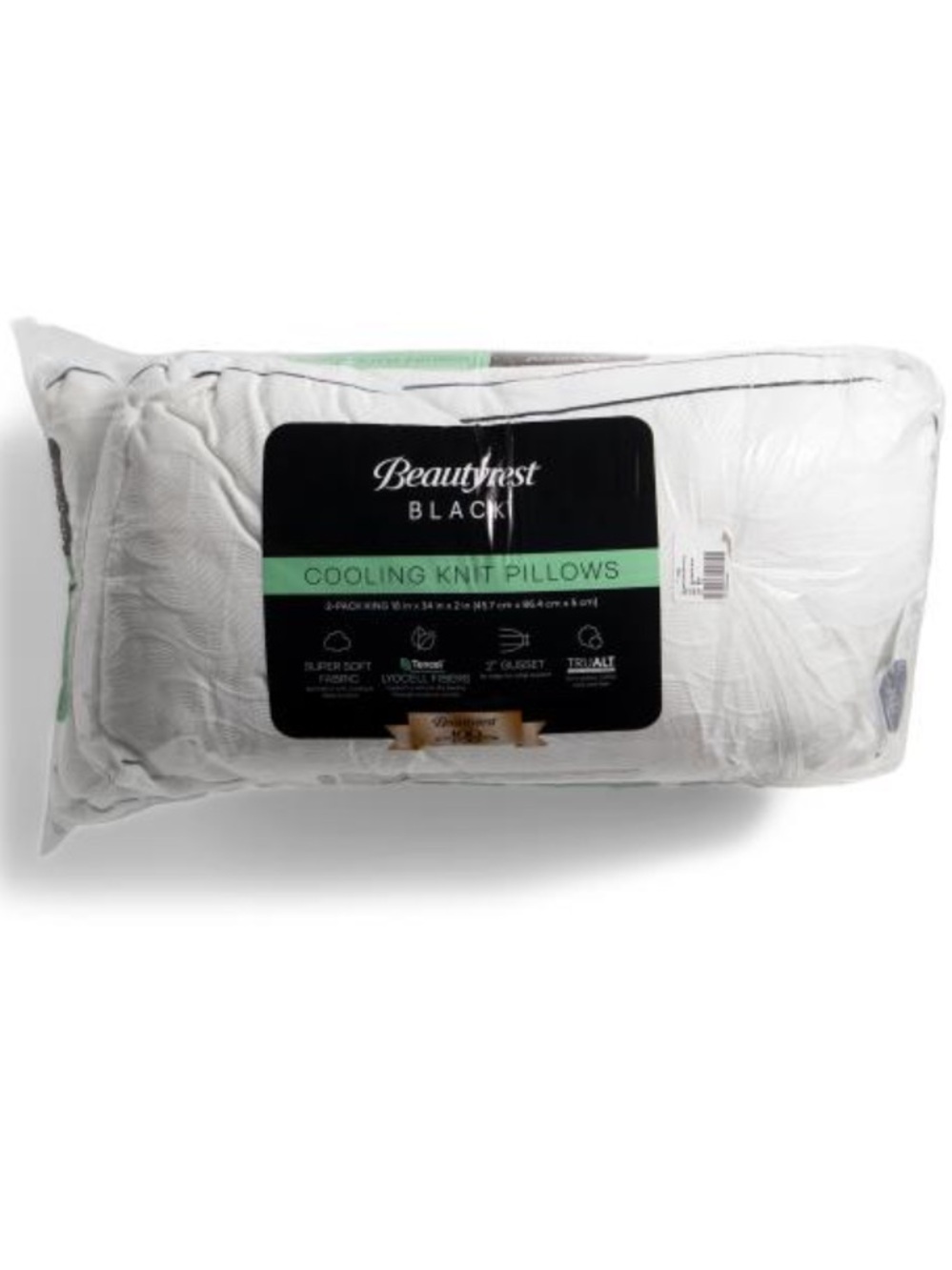 Beautyrest Cooling Knit Pillow - White